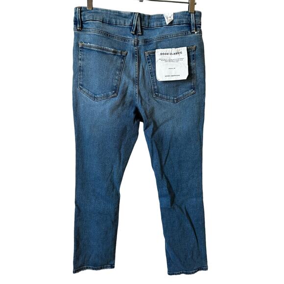 NWT Good American Women's Good Classic Distressed Jeans Size 10/30 Casual - Picture 2 of 8